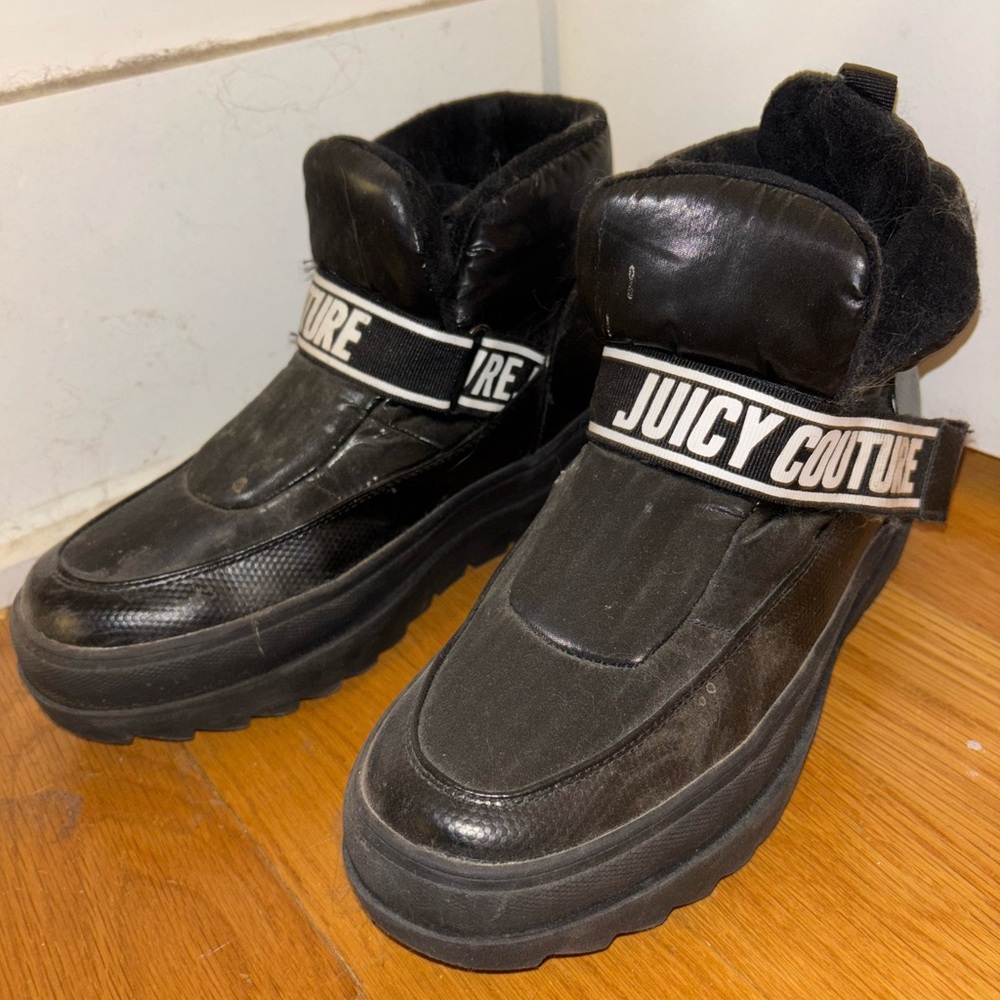 Juicy Couture Black Padded Boots